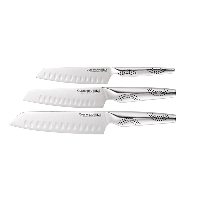 Cuisine::pro® iD3® 3-Piece Santoku Set
