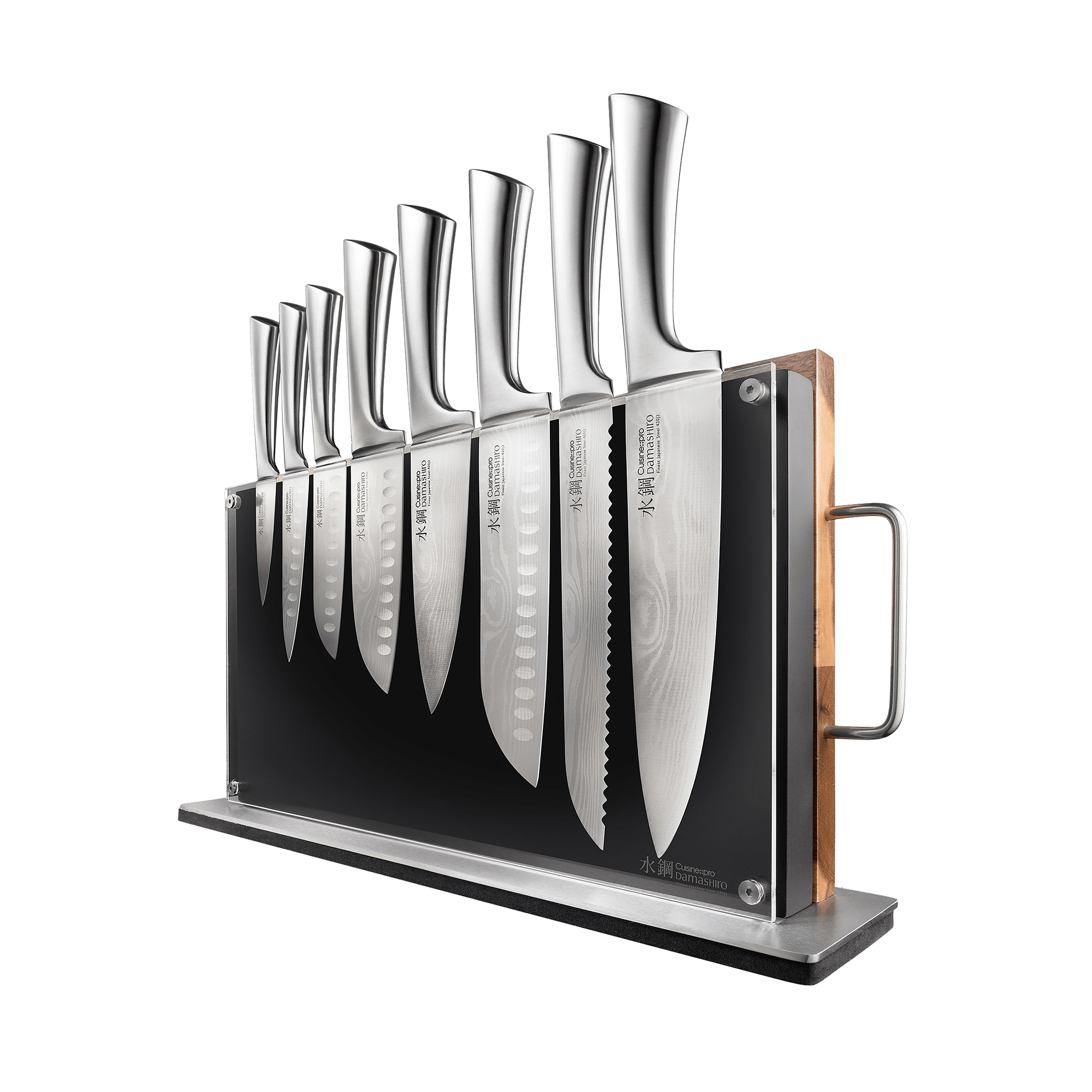 Cuisine::pro® Damashiro® Bodo 10-Piece Knife Block with Cutting Board