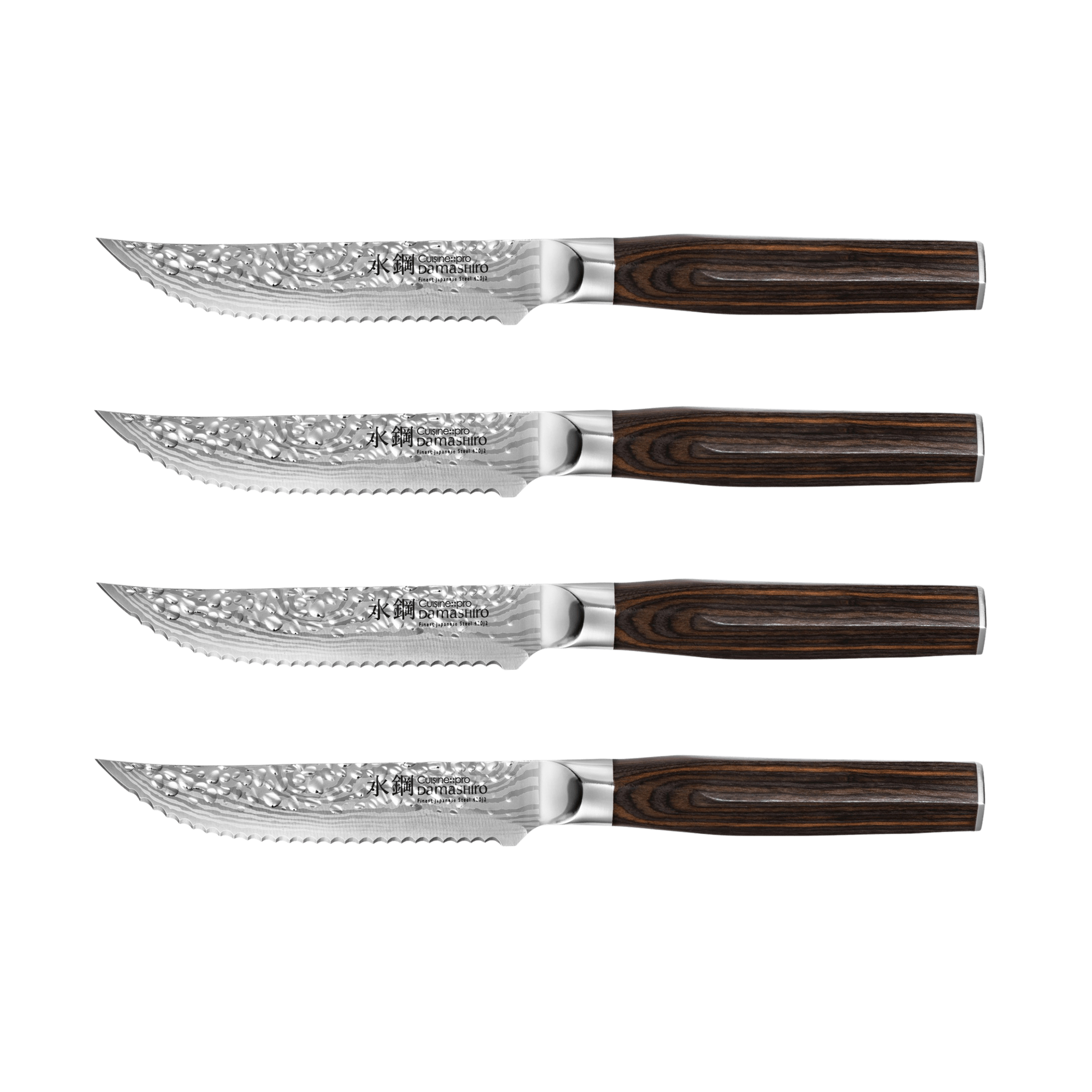 Cuisine::pro® Damashiro EMPEROR® 4-Piece Steak Knife Set
