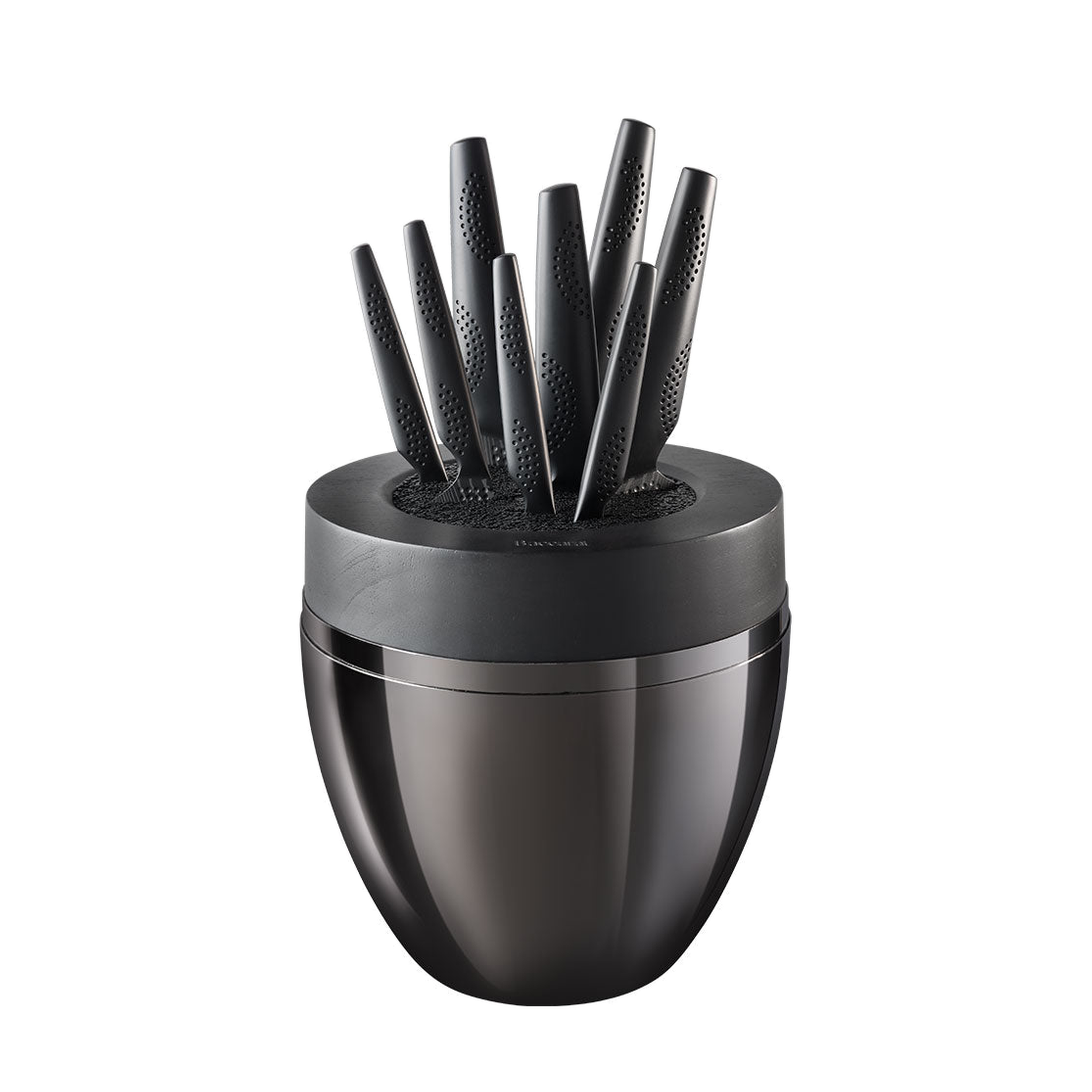 Cuisine::pro® iD3® BLACK SAMURAI THE EGG 9-Piece Knife Block - hover