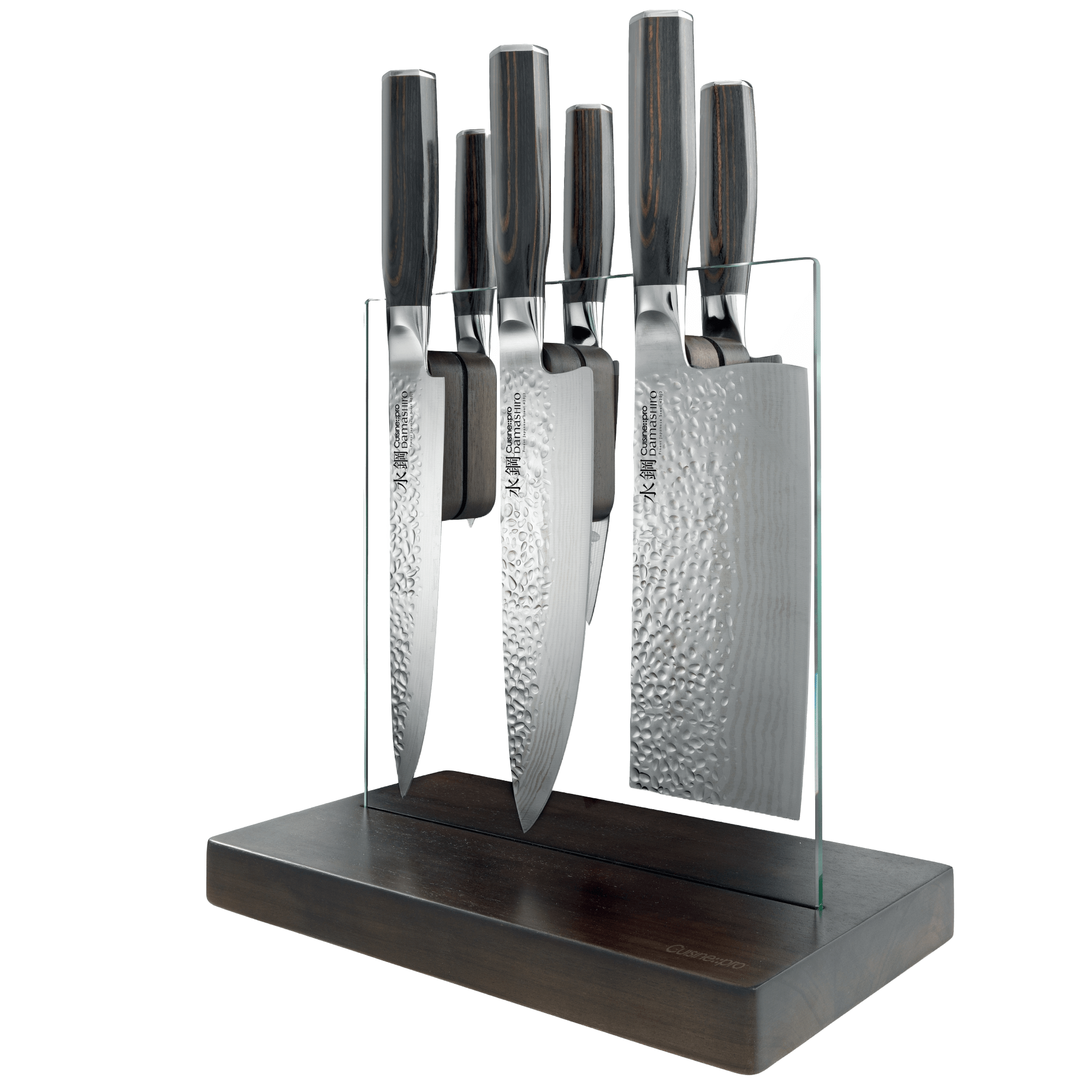 Cuisine::pro® Damashiro EMPEROR® 7-Piece Hikari Knife Block