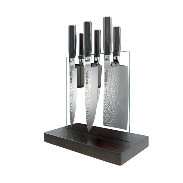 Cuisine::pro® Damashiro EMPEROR® 7-Piece Hikari Knife Block