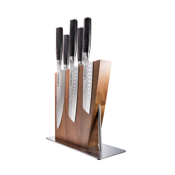 Cuisine::pro® Damashiro EMPEROR® 6-Piece Nanashi Knife Block