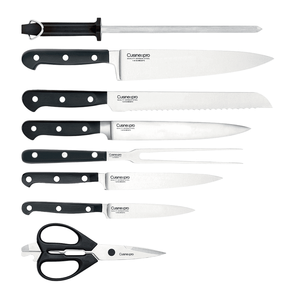 Cuisine::pro® SABRE 9 Piece Knife Block-1029416