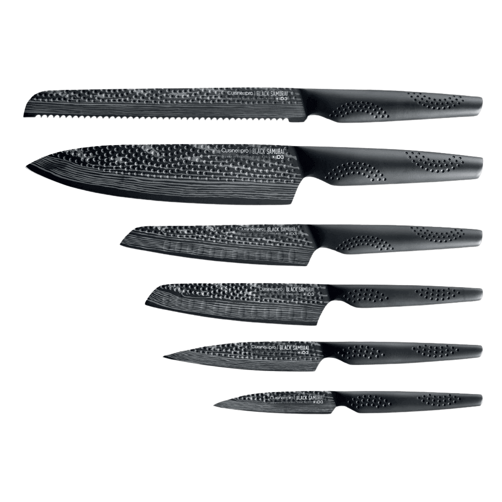 Cuisine::pro® iD3® BLACK SAMURAI™ Sakai Knife Block 7 Piece-1034448
