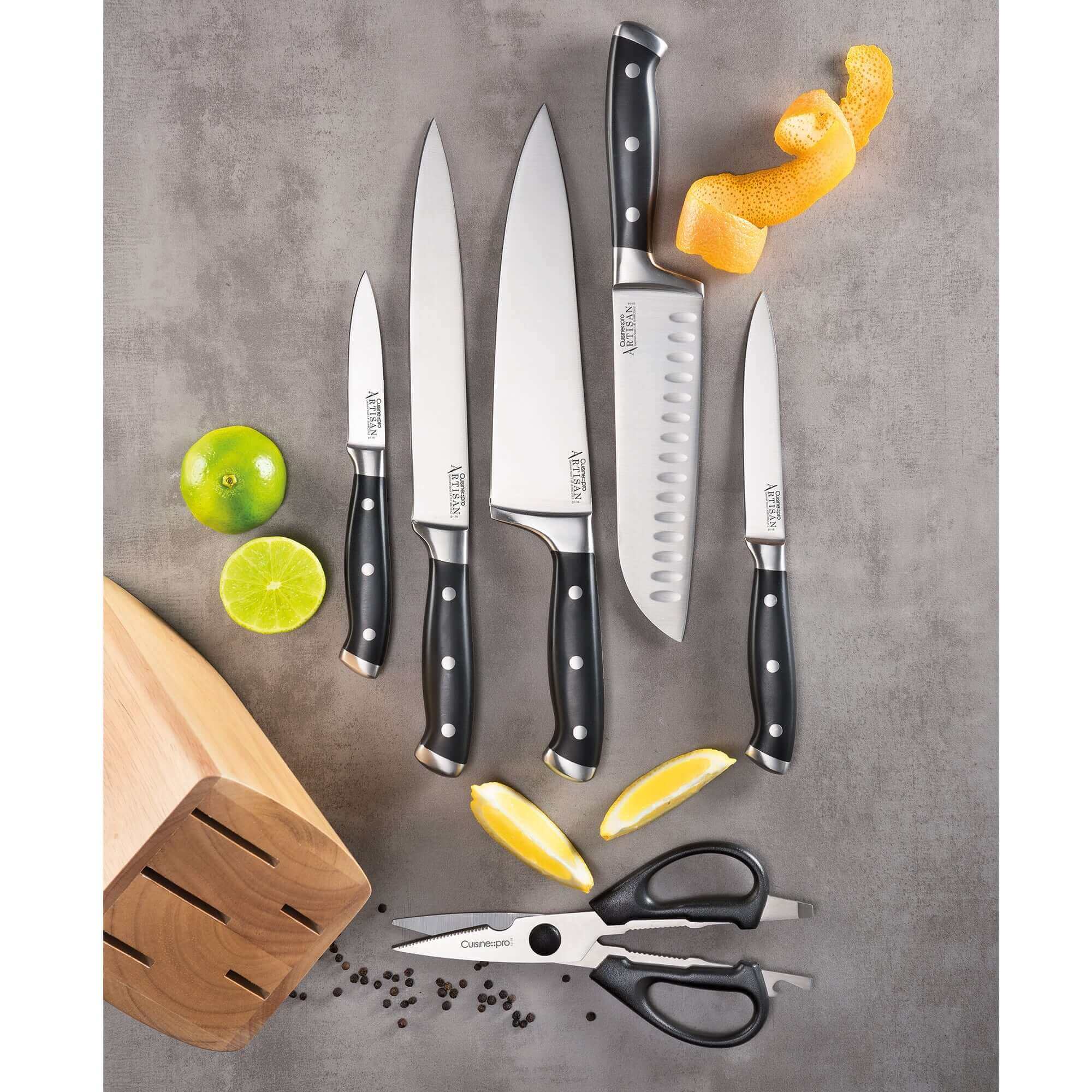 Cuisine::pro® Artisan™ Licht 7 Piece Knife Block-1034494
