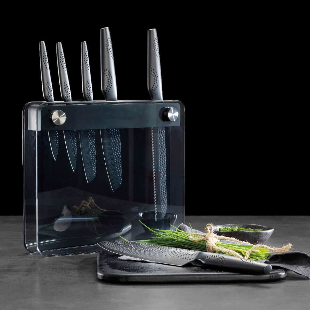 Cuisine::pro® iD3® BLACK SAMURAI™ Sakai Knife Block 7 Piece-1034448