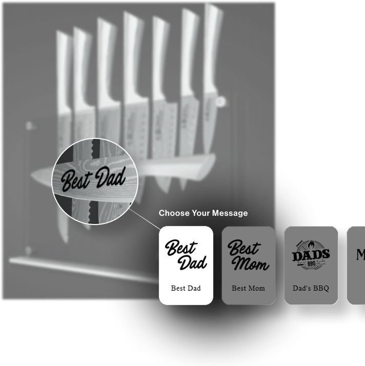 Put Your Name On It: Custom Knives from THE CUSTOM CHEF™
