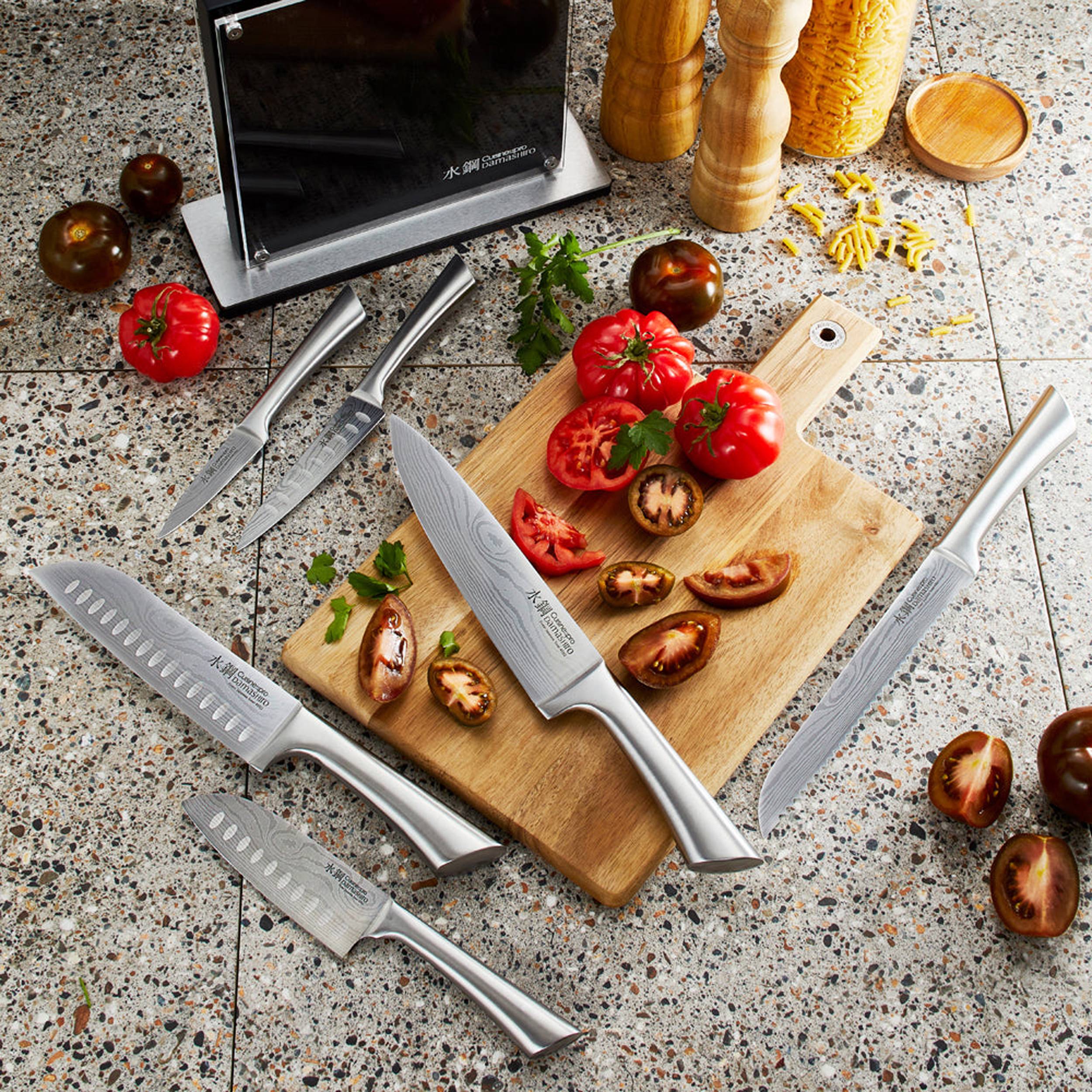 Cuisine::pro® Damashiro® 7 Piece Kin Knife Block – THE CUSTOM CHEF TM