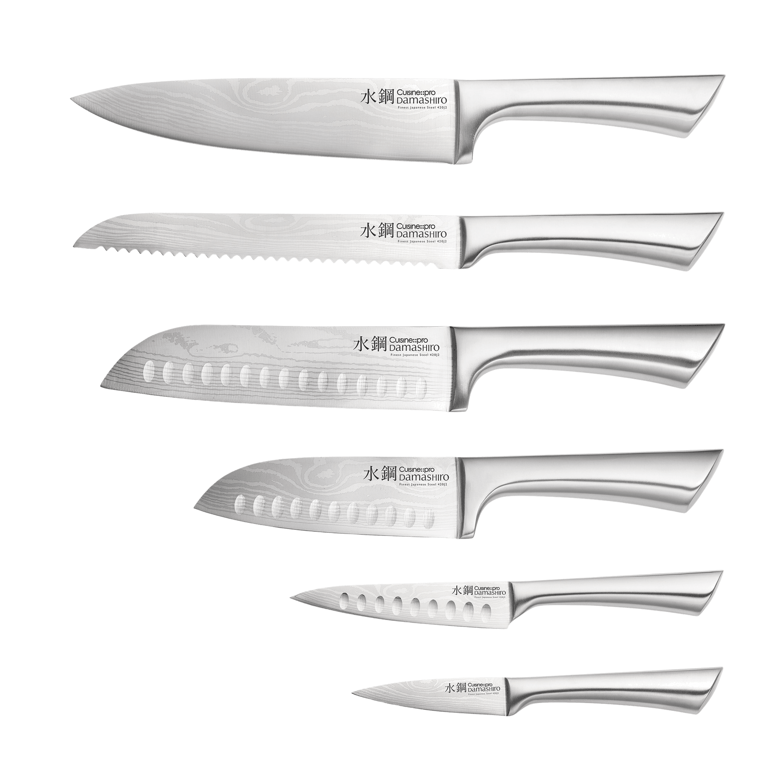 Cuisine::pro® Damashiro® Mizu 7-Piece Oak Knife Block - hover