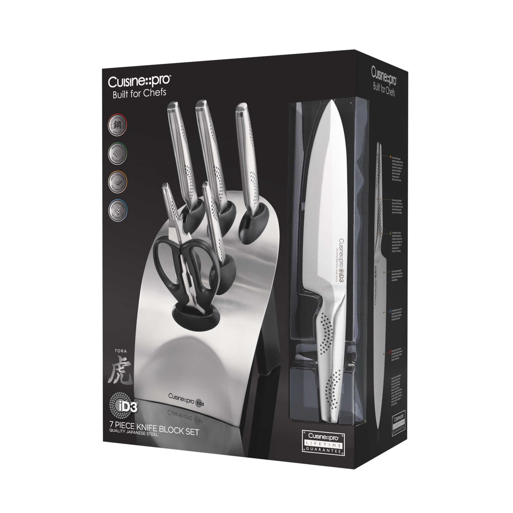 Cuisine::pro® iD3® Tora 7-Piece Knife Block