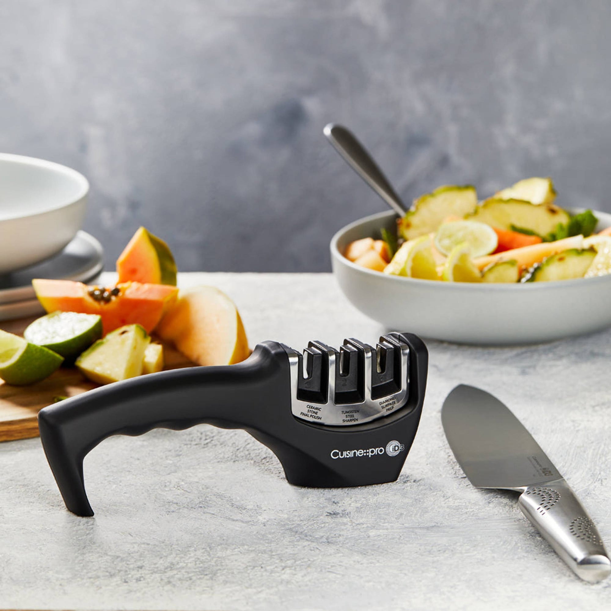 Cuisine::pro® iD3® 3-Step Knife Sharpener