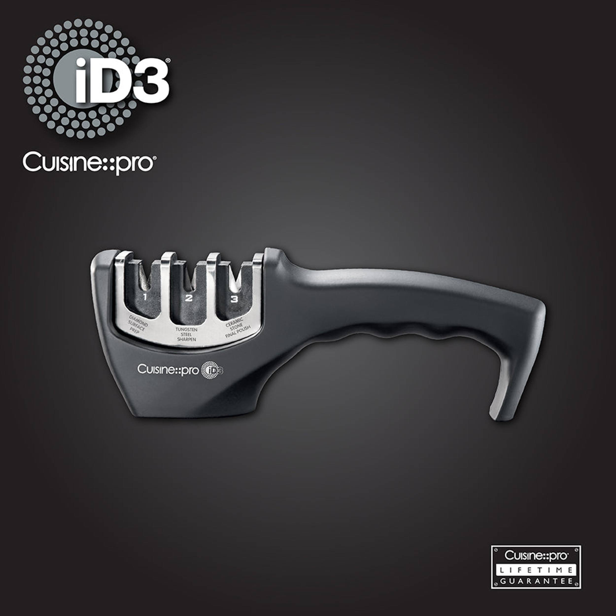 iD3® 3-Step Knife Sharpener | Cuisine::pro® – THE CUSTOM CHEF TM