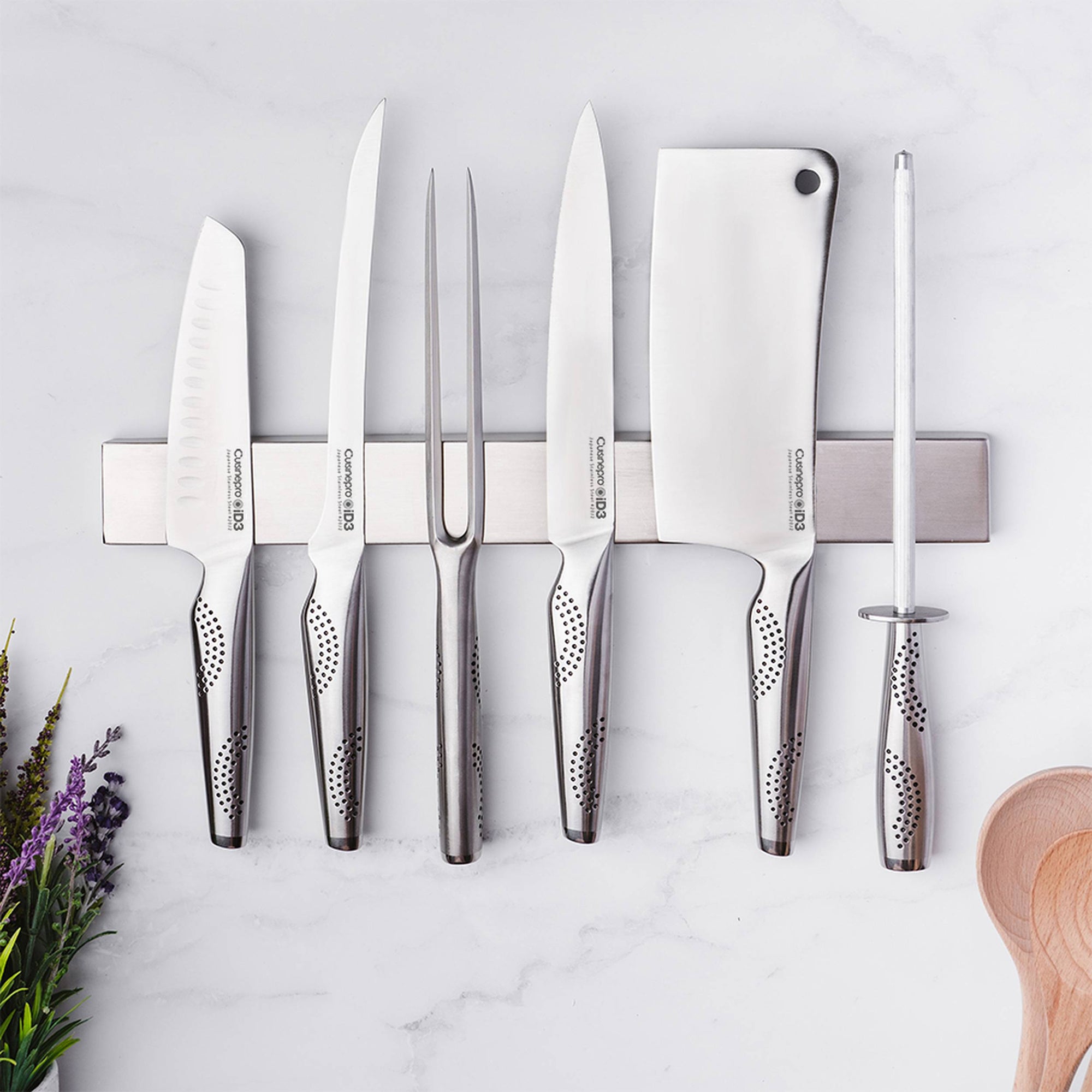Cuisine::pro® iD3® Magnetic Stainless Steel Knife Holder