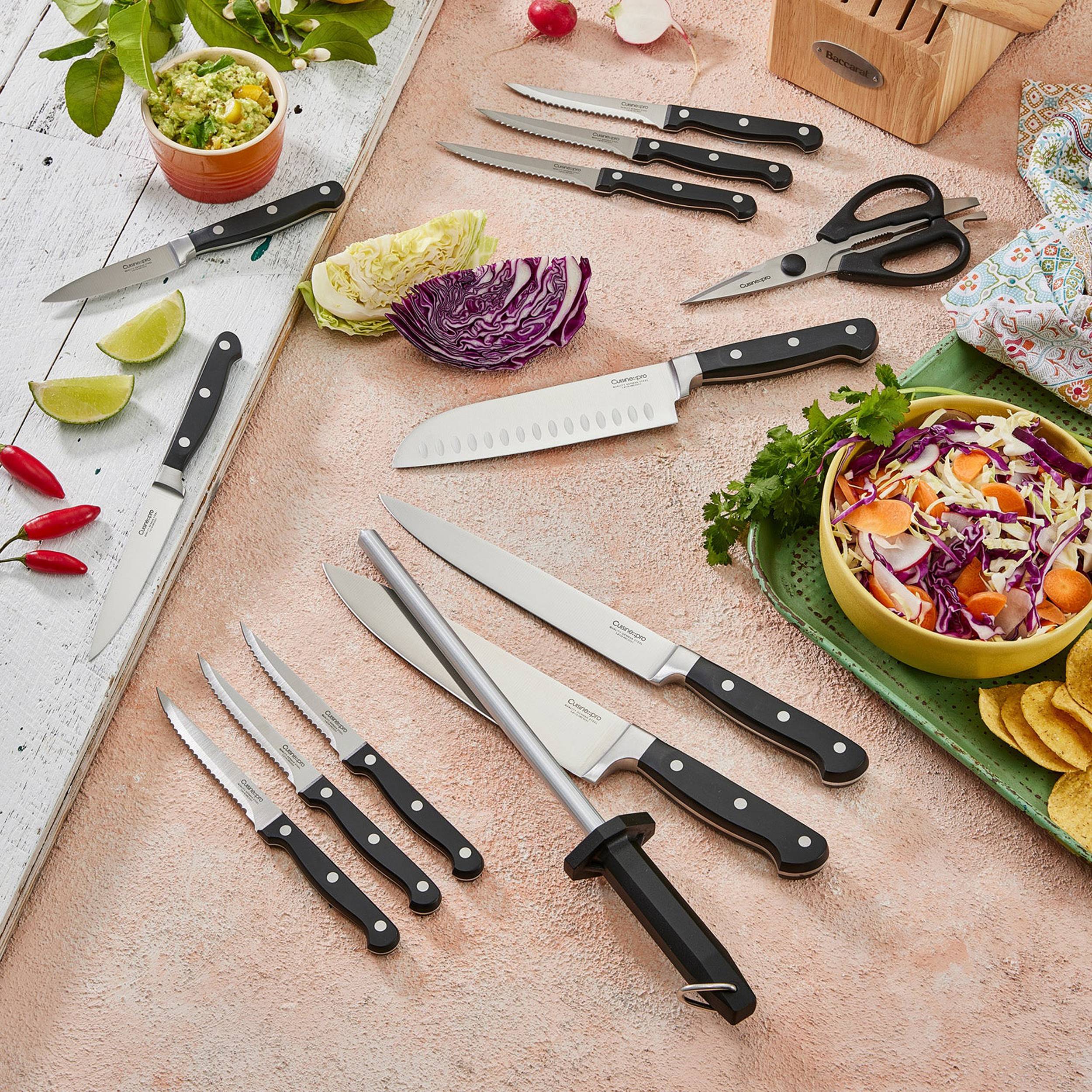 Cuisine::pro® SABRE 14 Piece Knife Block – THE CUSTOM CHEF TM