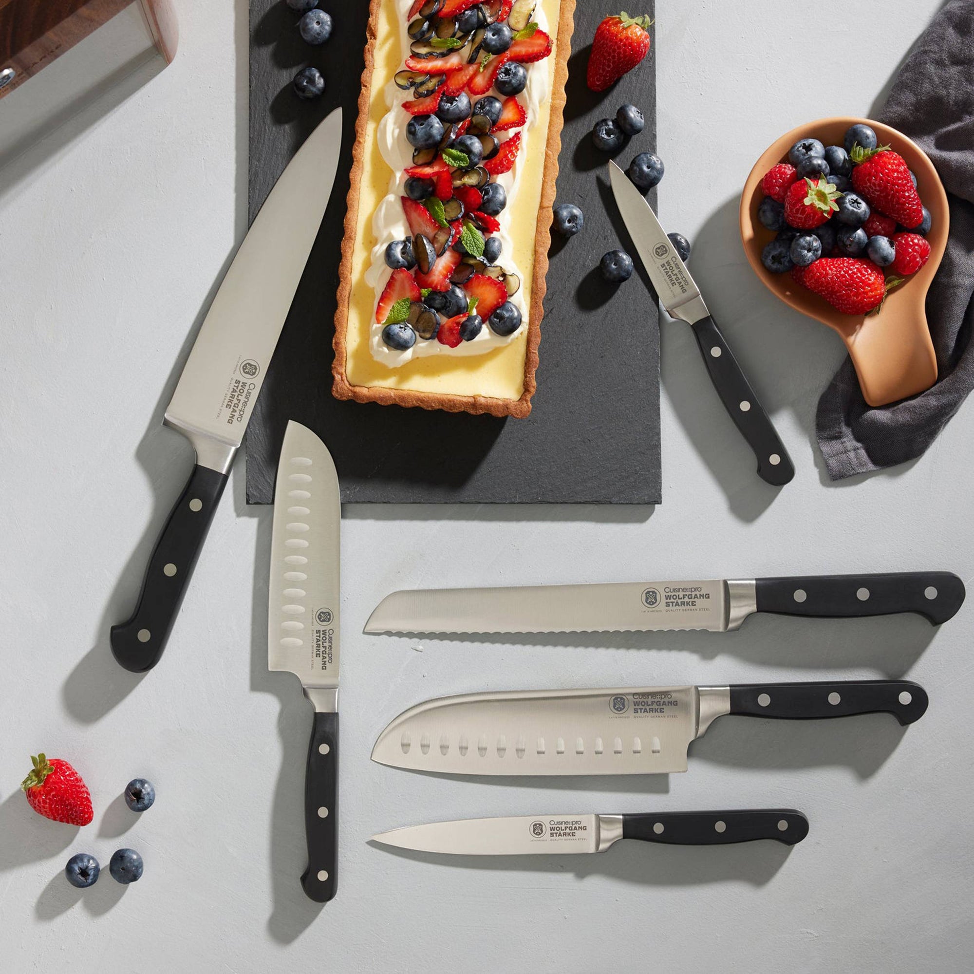 Cuisine::pro® WOLFGANG STARKE Klar 7-Piece Knife Block