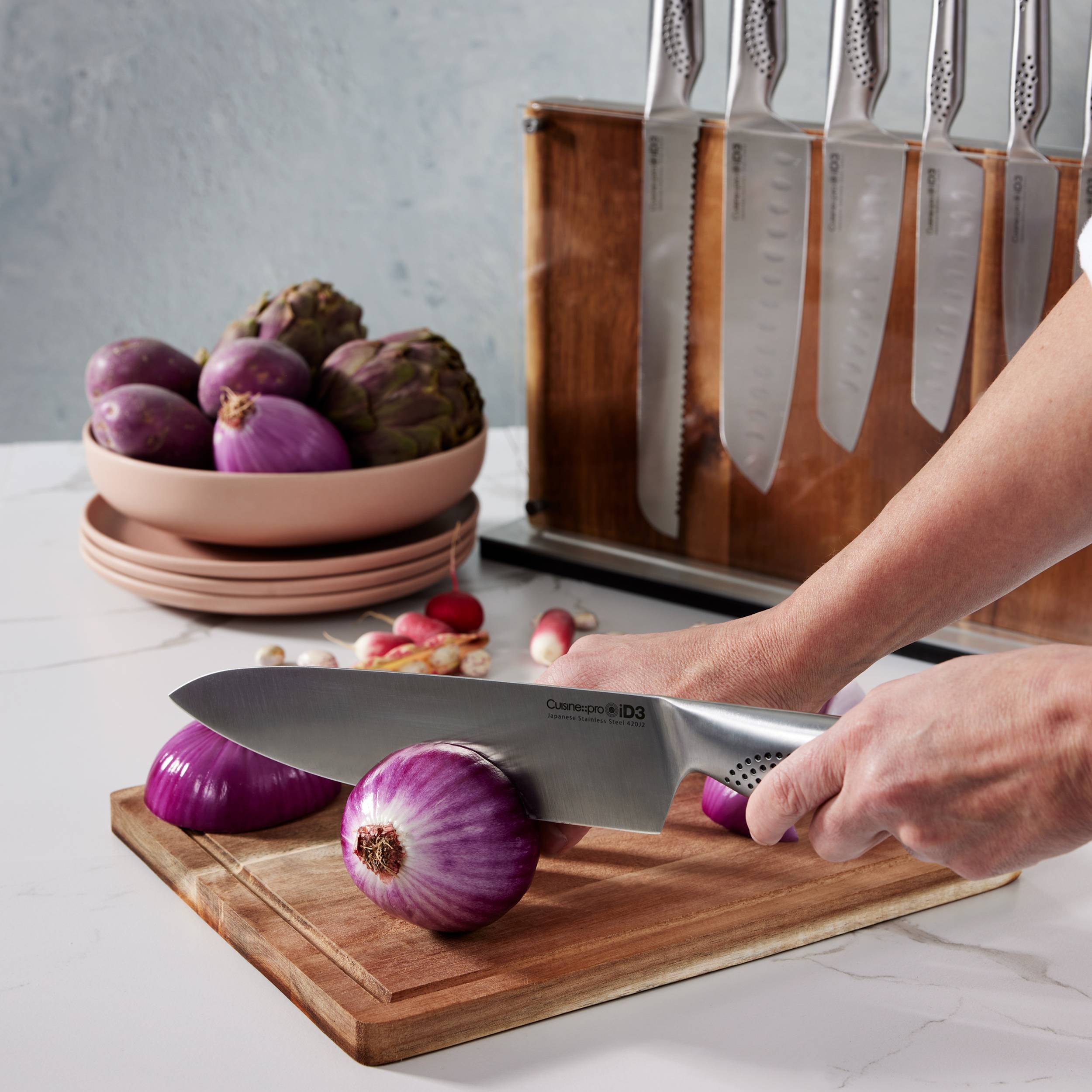 iD3® Ryu 9-Piece Knife Block Set by Cuisine::pro® – THE CUSTOM CHEF TM