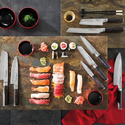 Cuisine::pro® Damashiro EMPEROR® Santoku 'Try Me' Knife 5in