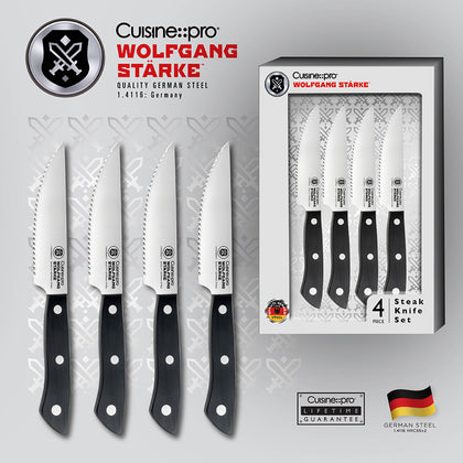 Cuisine::pro® WOLFGANG STARKE 4-Piece Steak Knife Set