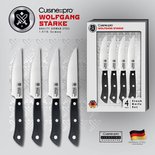 Cuisine::pro® WOLFGANG STARKE 4-Piece Steak Knife Set