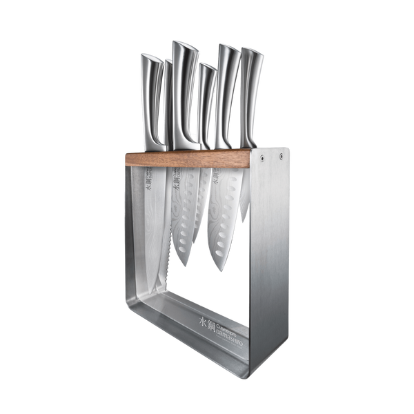 Cuisine::pro® Damashiro® Kinzoku 7-Piece Knife Block