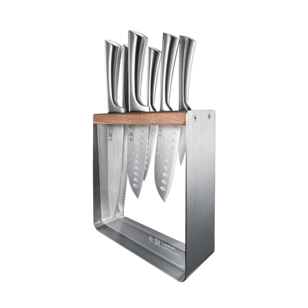 Damashiro® Kinzoku 7pc Knife Block - Enhance Your Kitchen – THE