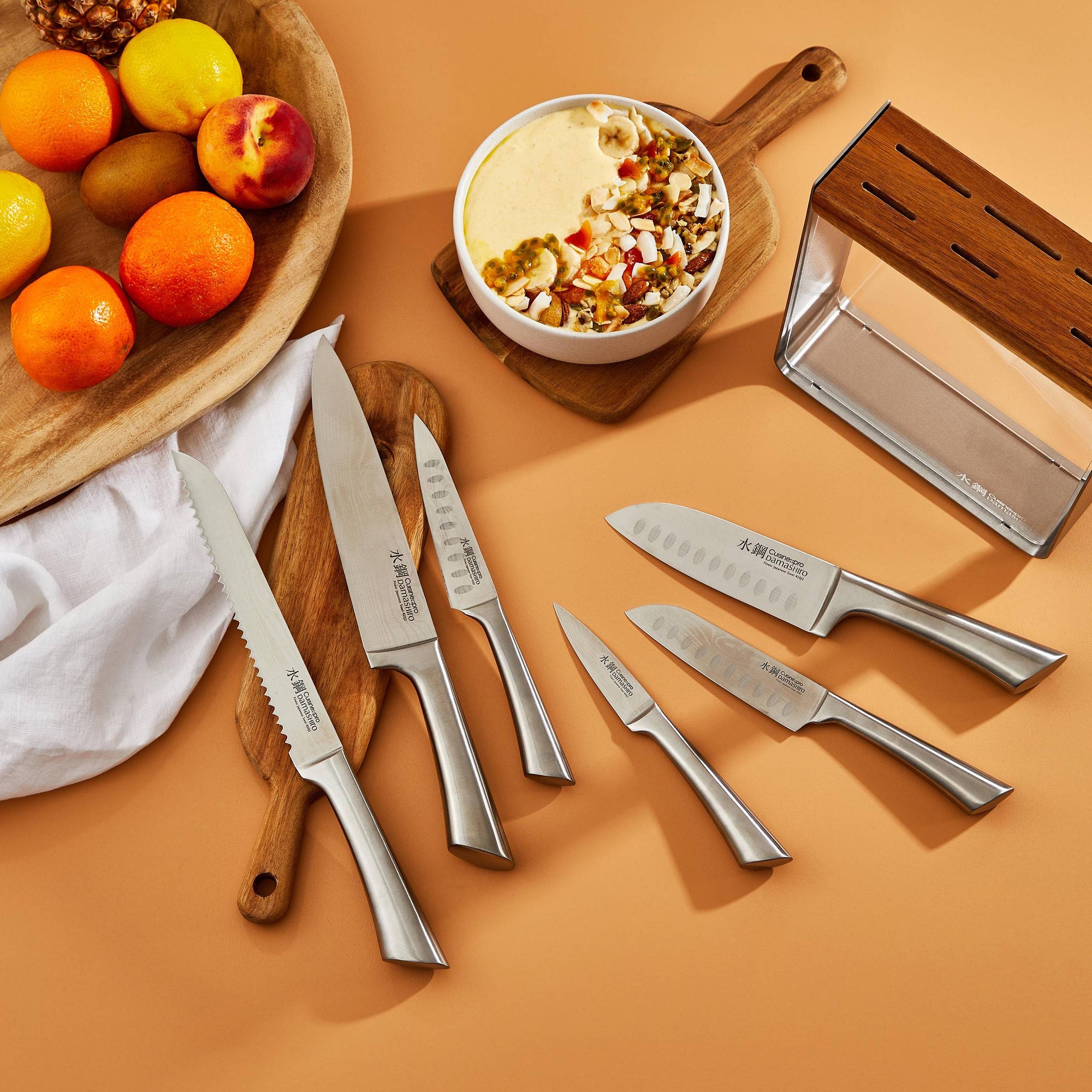 Cuisine::pro® Damashiro® Kinzoku 7-Piece Knife Block