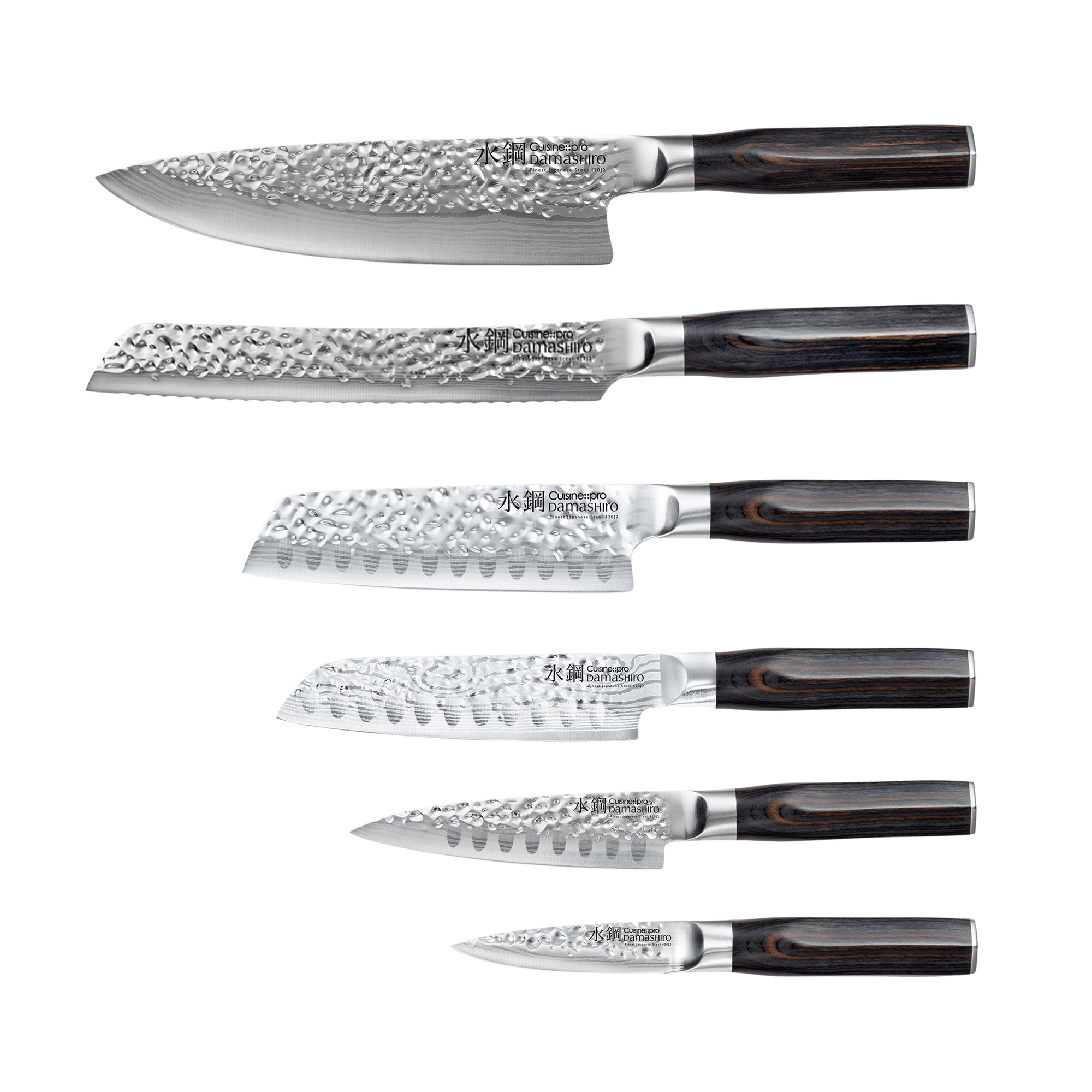 Cuisine::pro® Damashiro EMPEROR® Mokuzai 7-Piece Knife Block