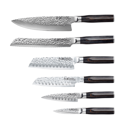 Cuisine::pro® Damashiro EMPEROR® Mokuzai 7-Piece Knife Block