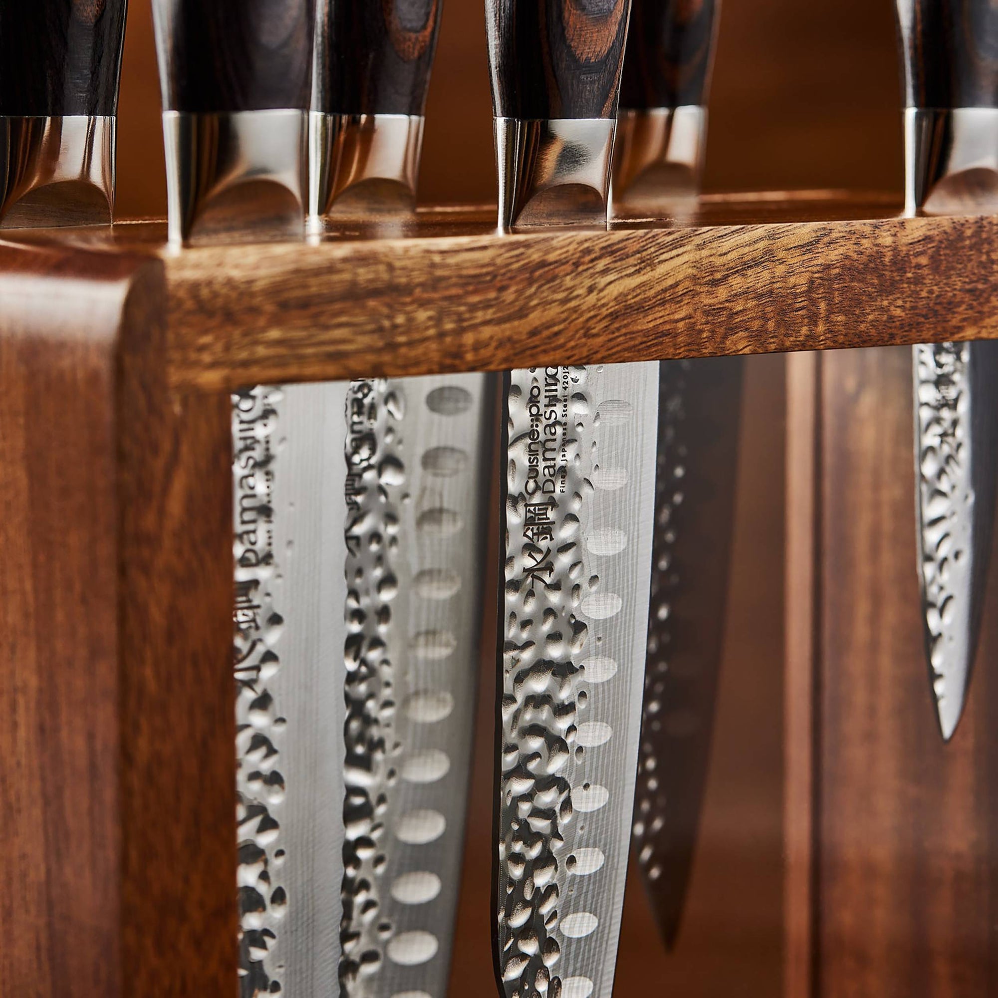 Cuisine::pro® Damashiro EMPEROR® Mokuzai 7-Piece Knife Block