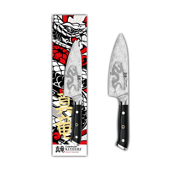 kiyoshi Cuisine::pro KIYOSHI 7-Piece Stainless Steel Knife Set with Kei