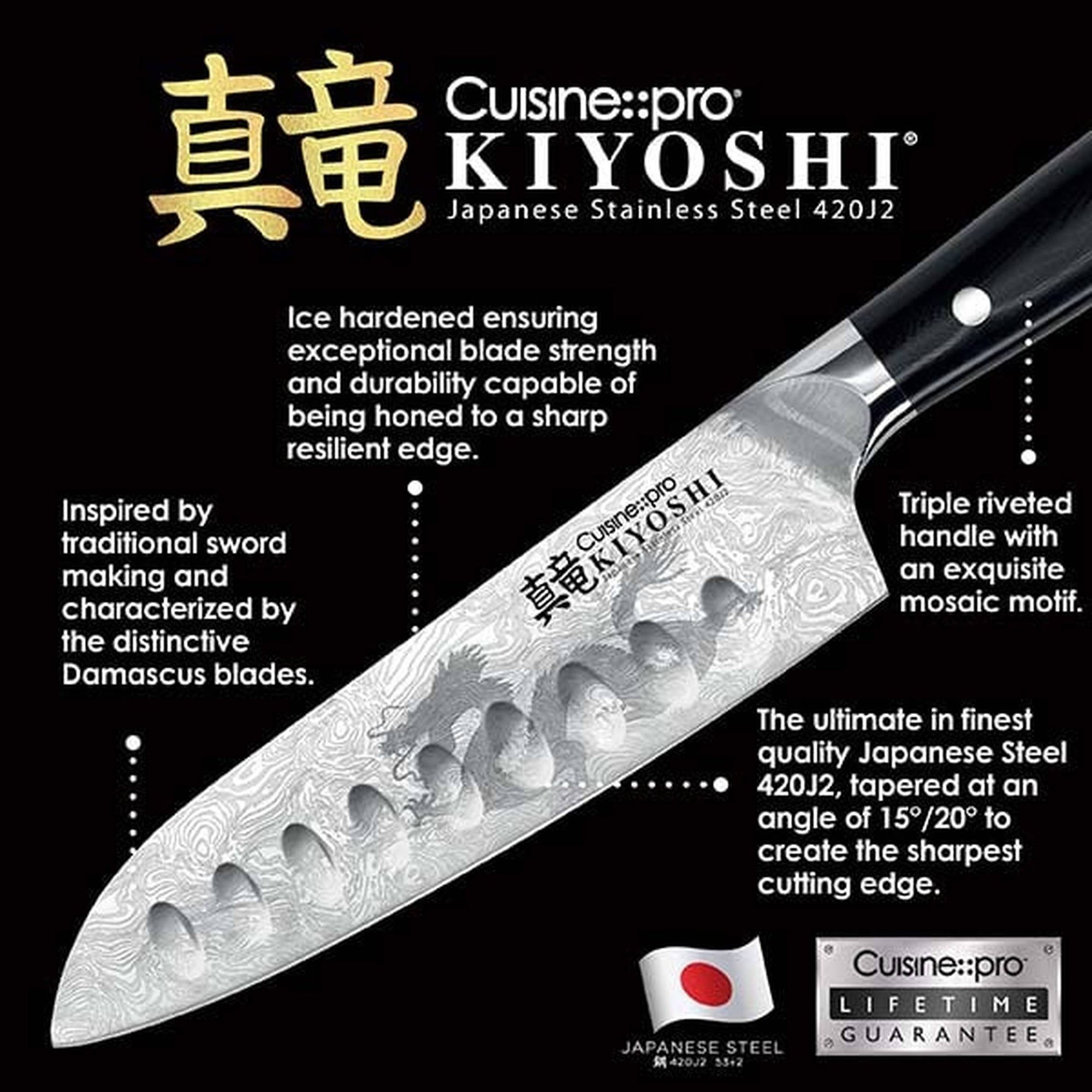 Cuisine::pro® KIYOSHI® Santoku Knife 6.5