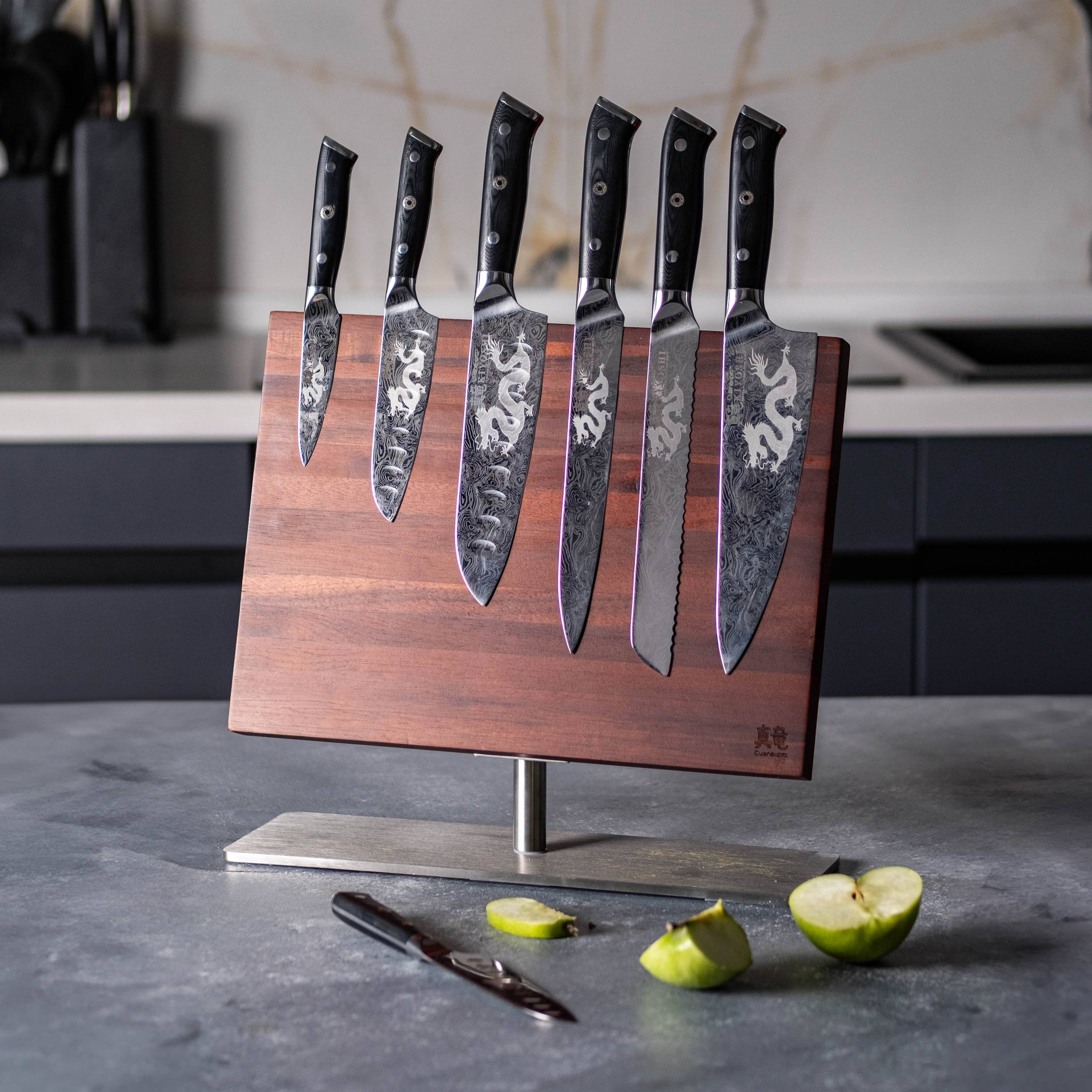 Cuisine::pro® KIYOSHI™ Kei 7 Piece Knife Block – THE CUSTOM CHEF TM