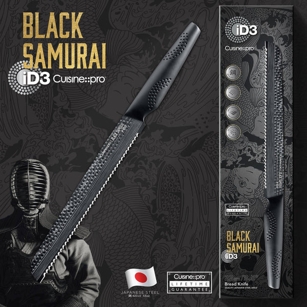 Cuisine::pro® iD3® BLACK SAMURAI Bread Knife 8.5in