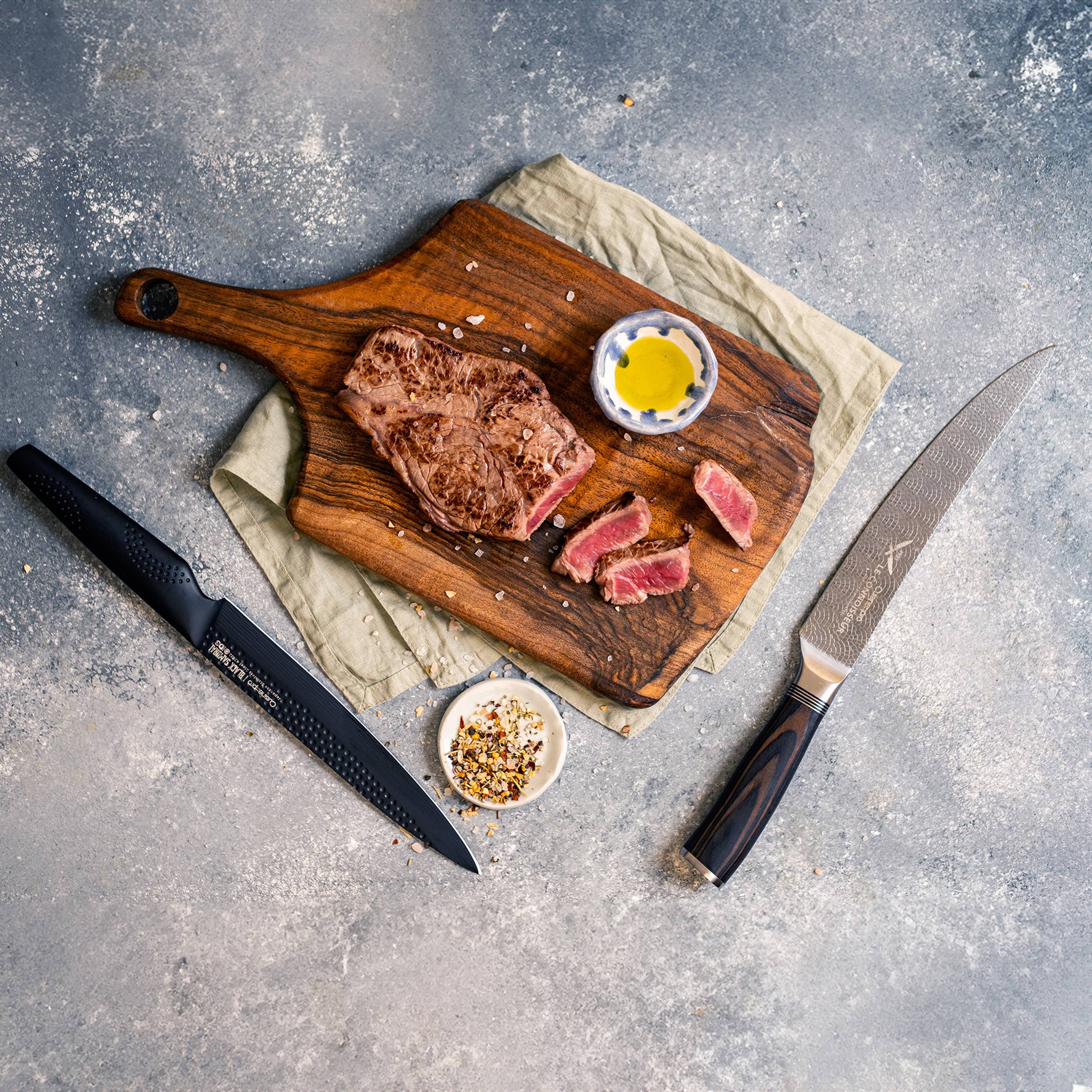 BLACK SAMURAI™ 20cm Carving Knife - Cuisine::Pro® iD3® – THE