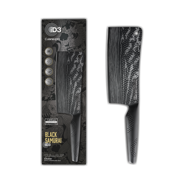 BLACK SAMURAI™ 17cm Cleaver Knife by Cuisine::pro® – THE CUSTOM