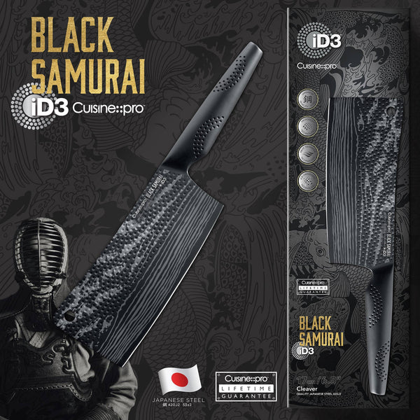 Cuisine::pro® iD3® BLACK SAMURAI Cleaver Knife 6.5in