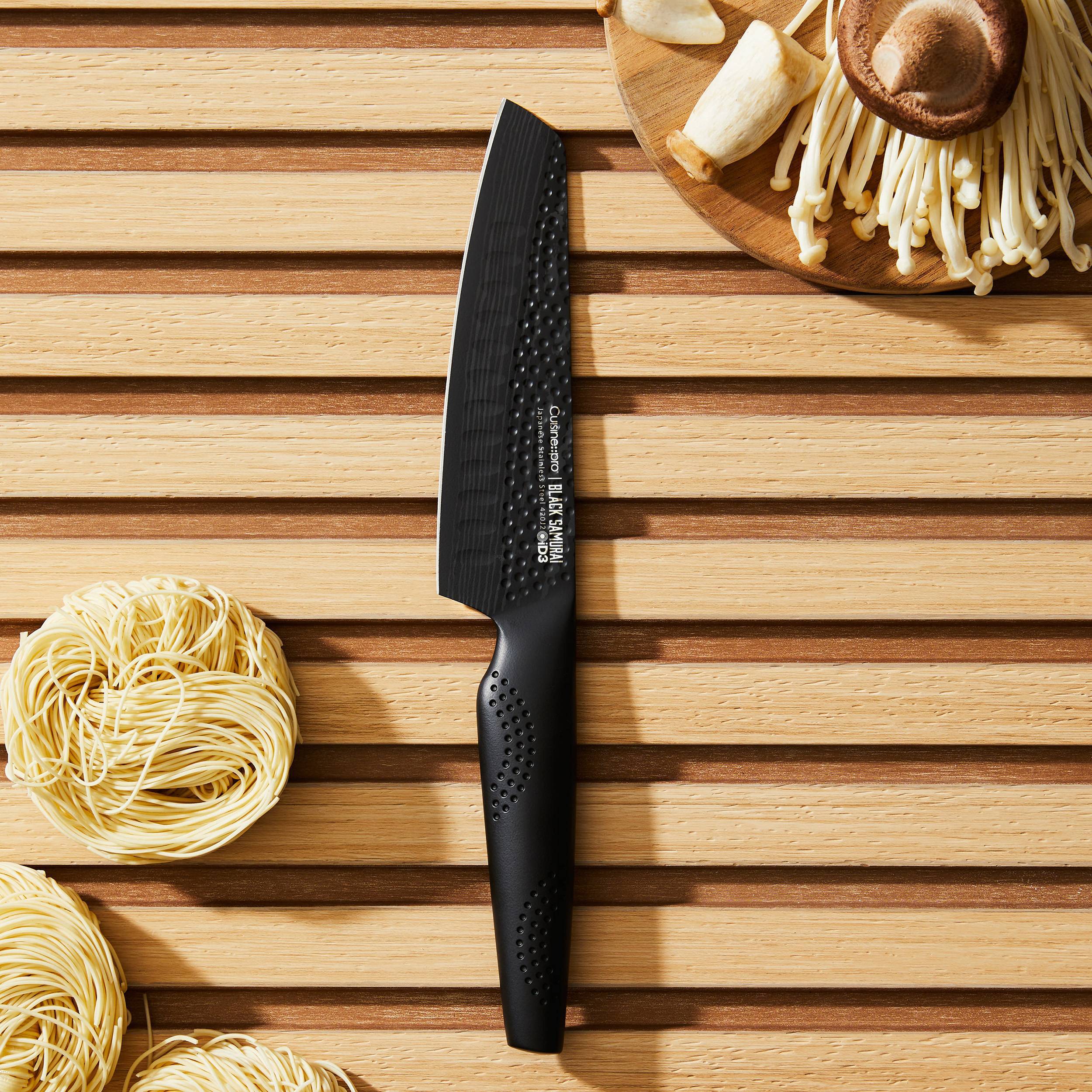 Cuisine::pro® iD3 BLACK SAMURAI™ Santoku Knife 6in - hover