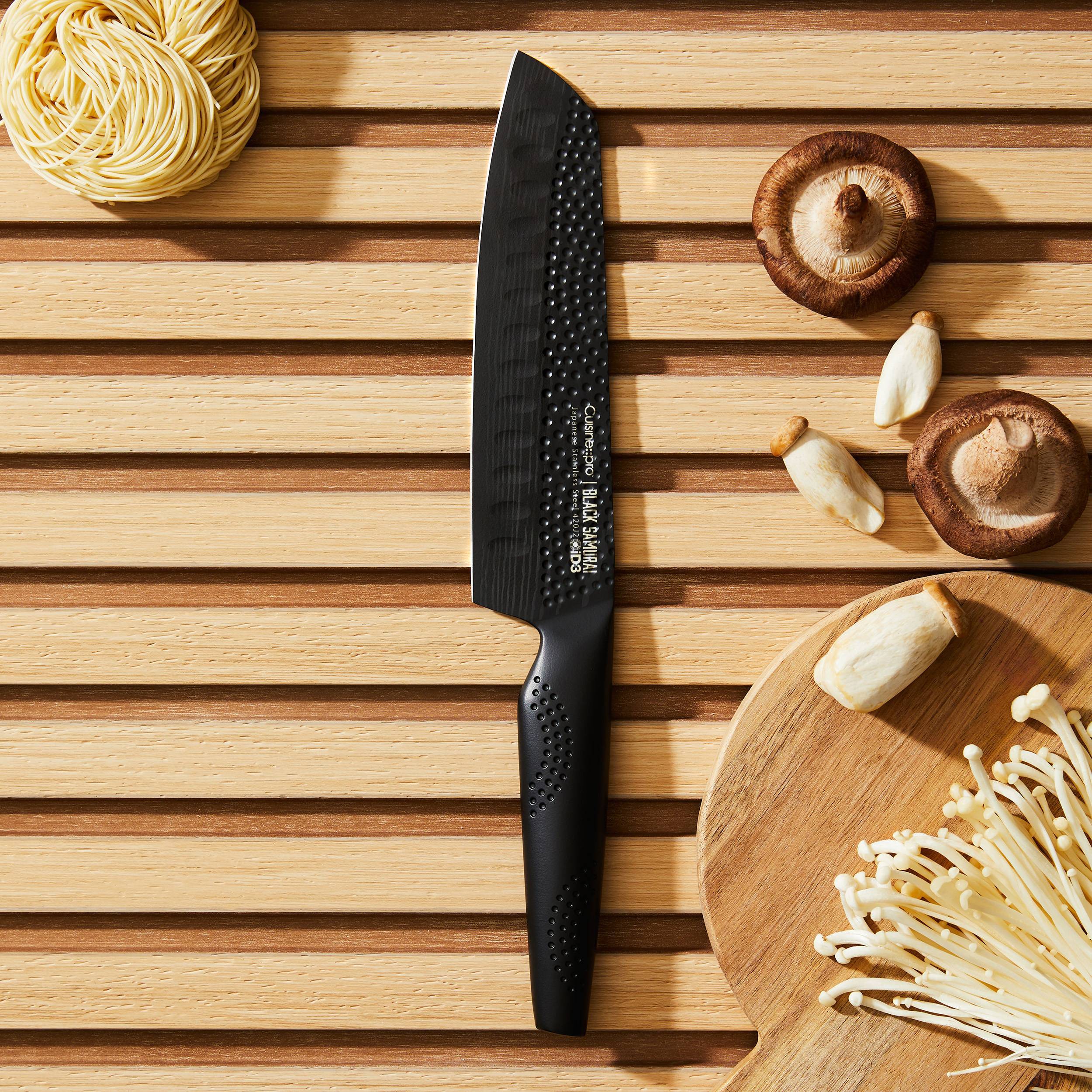Cuisine::pro® iD3 BLACK SAMURAI™ Santoku Knife 7in - hover