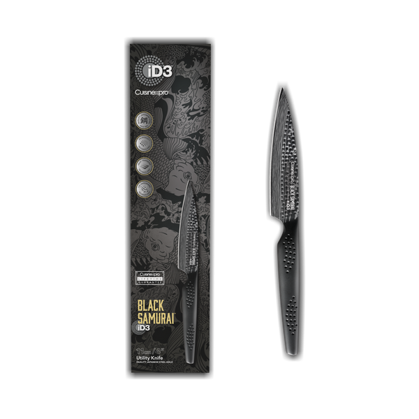 Cuisine::pro® iD3® BLACK SAMURAI Utility Knife 4in