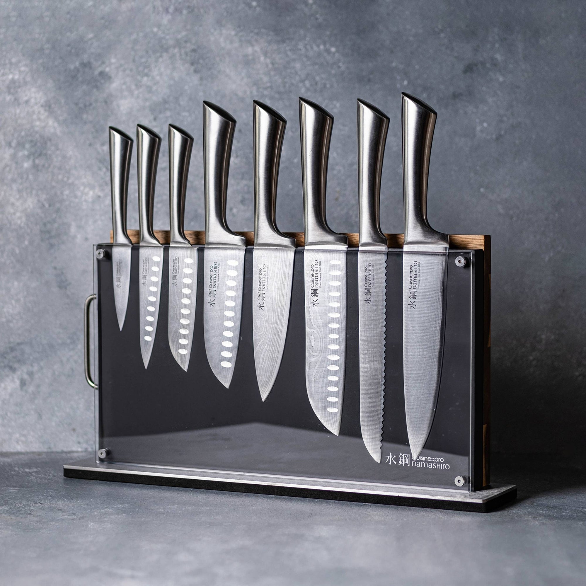 Cuisine::pro® Damashiro® Bodo 10-Piece Knife Block with Cutting Board