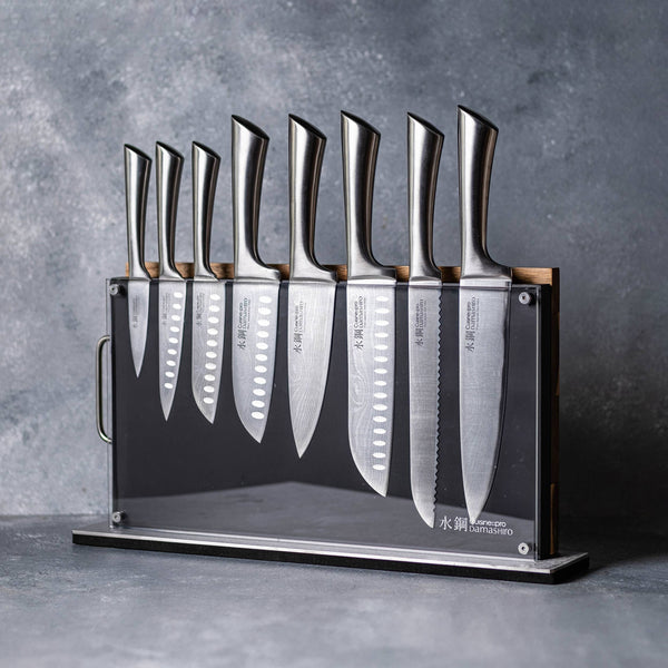 Cuisine::pro® Damashiro® Bodo 10-Piece Knife Block with Cutting Board
