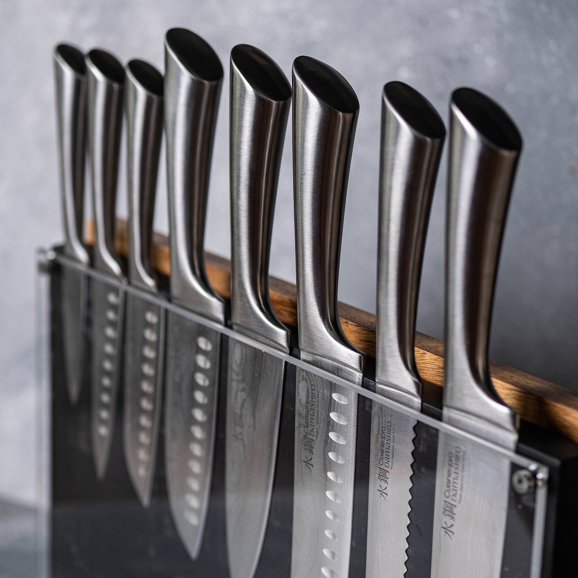 Cuisine::pro® Damashiro® Bodo 10-Piece Knife Block with Cutting Board