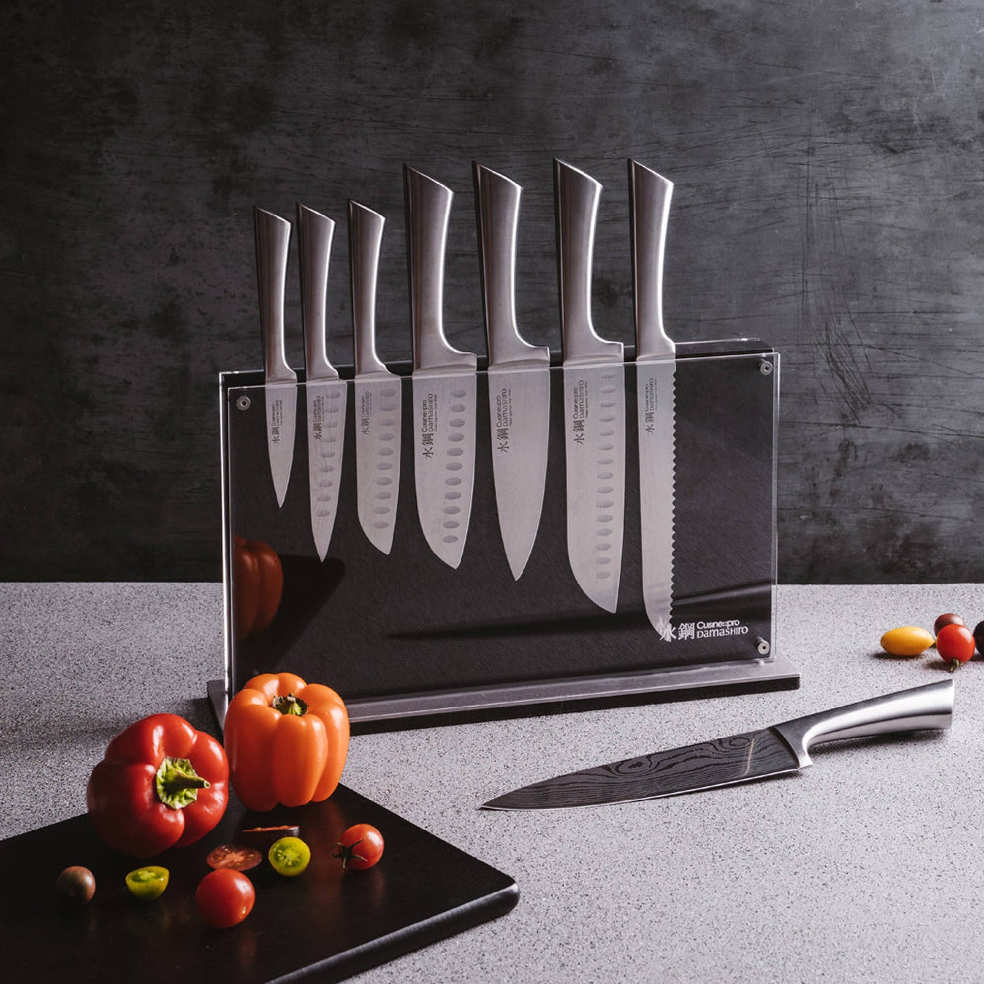 Cuisine::pro® Damashiro® Nami 9-Piece Knife Block