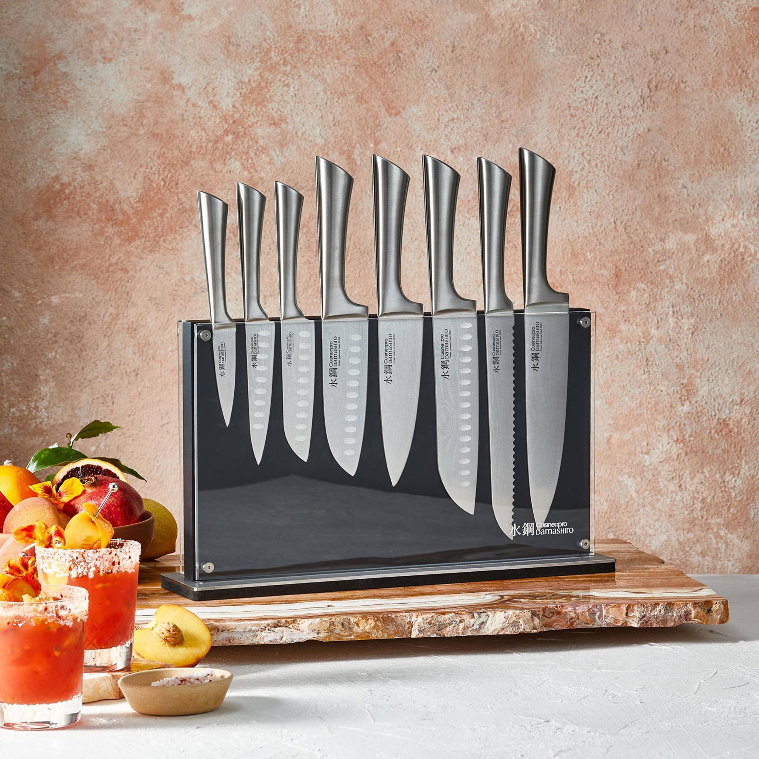 Damashiro 9Pc Knife Block Set - Elevate Your Cooking – THE CUSTOM