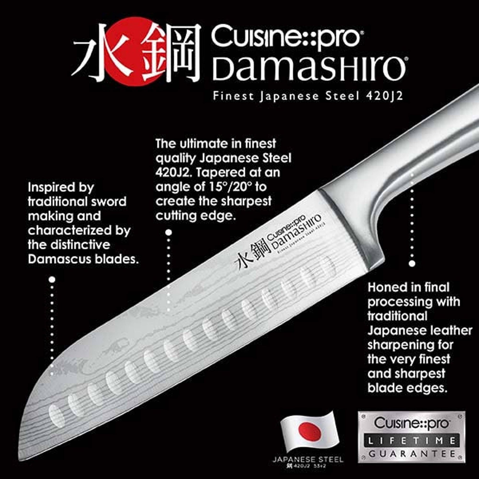 Cuisine::pro® Damashiro® Nami 9-Piece Knife Block