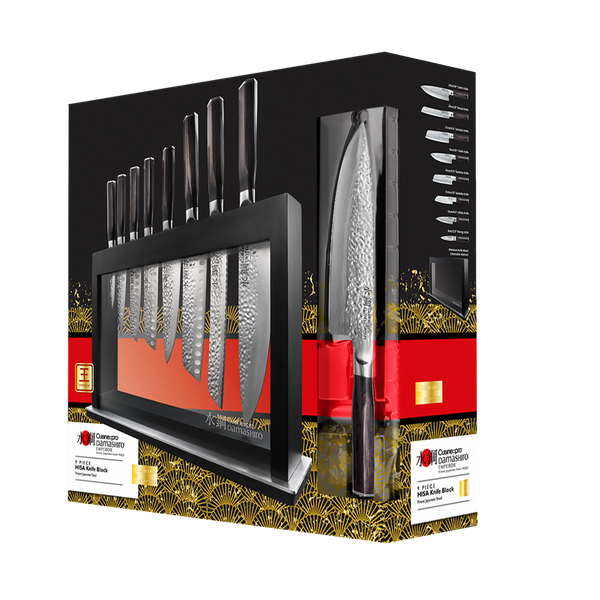 Damashiro® Emperor 9pc Knife Set - Elevate Your Kitchen – THE