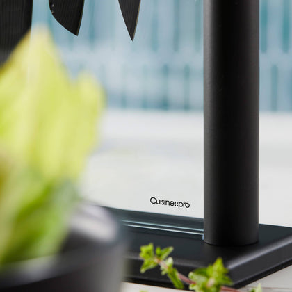 Cuisine::pro® iD3® BLACK SAMURAI Gozen 7-Piece Knife Block