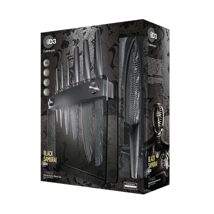 Cuisine::pro® iD3® BLACK SAMURAI Sakai Knife Block 7-Piece