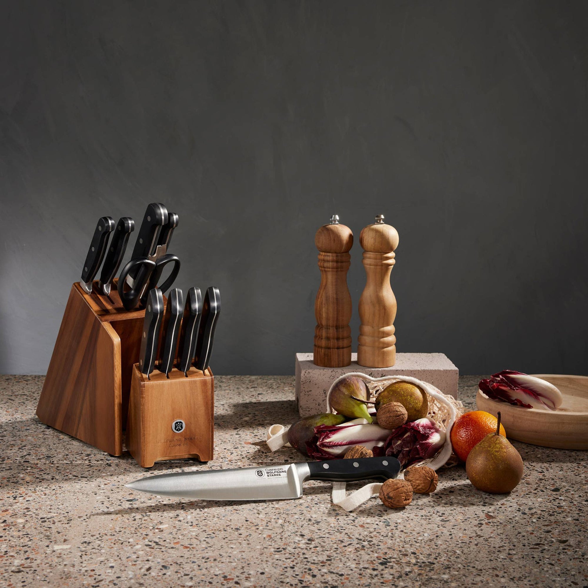 Cuisine::pro® WOLFGANG STARKE Kutchin 11-Piece Knife Block